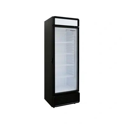 Hamilton Beach , 13.3 Cu.ft.commercial Glass Display Refrigerator, Black