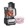 Hamilton Beach 14 Cup Stack & Snap Duo Food Processor In Black