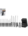 Hamilton Beach Ss Set Of 14pc Cutlery With Blalpin In Black