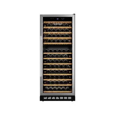 Hamilton Beach , 155-bottle Wine Cooler Fridge Cellar With Curved Wire Shelves, Digital Control In Multi