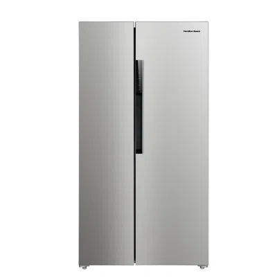 Hamilton Beach , 15.6 Cu. Ft. Side By Side Refrigerator, Platinum