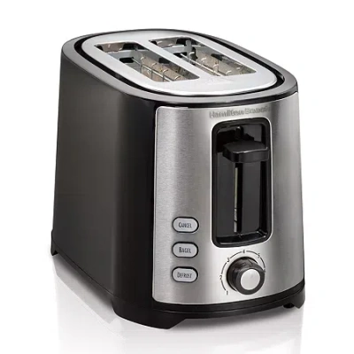 Hamilton Beach 2 Slice Extra-wide Slot Toaster In Black