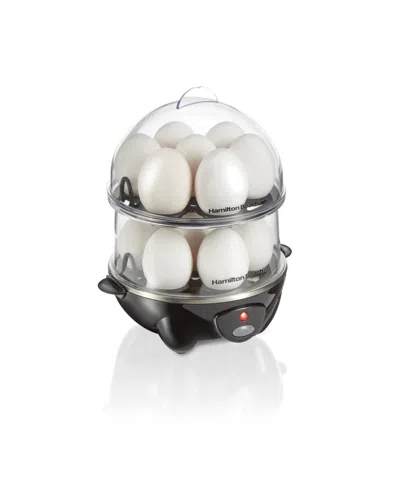 Hamilton Beach 3-in-1 Egg Cooker With 14 Egg Capacity In Black