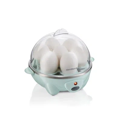 Hamilton Beach ® 3-in-1 Egg Cooker With 7 Egg Capacity For Hard-boiled Eggs, Poached Eggs And Omelets In Green