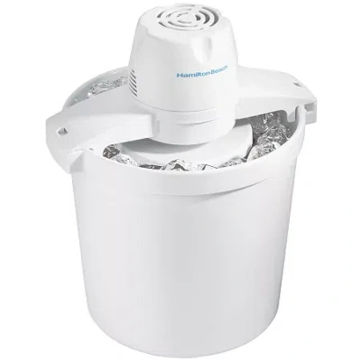 Hamilton Beach 4-qt. Ice Cream Maker In White