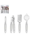 Hamilton Beach Set Of 4pc Ss Gadgets With Soft Tou In White