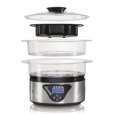 Hamilton Beach ® 5.5 Quart Digital Steamer In Gray