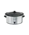 Hamilton Beach 6 Quart Portable Slow Cooker In Chrome