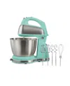 Hamilton Beach Classic Stand Mixer In Aqua