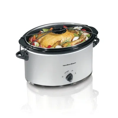 Hamilton Beach ® 7 Quart Portable Slow Cooker In Chrome
