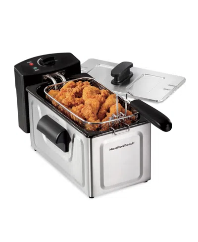 Hamilton Beach 8 Cup Deep Fryer In Stainless Steel