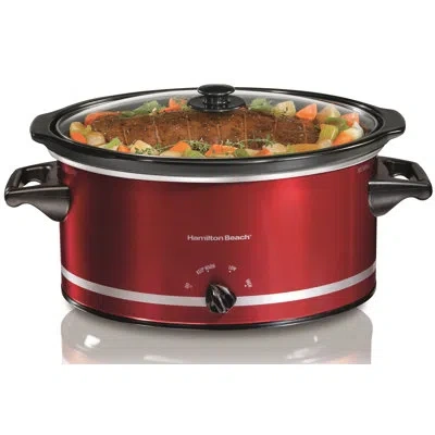 Hamilton Beach ® 8 Quart Slow Cooker In Red