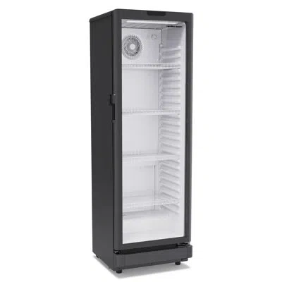 Hamilton Beach 8.5 Cu. Ft. Commercial Glass Display Refrigerator, Black