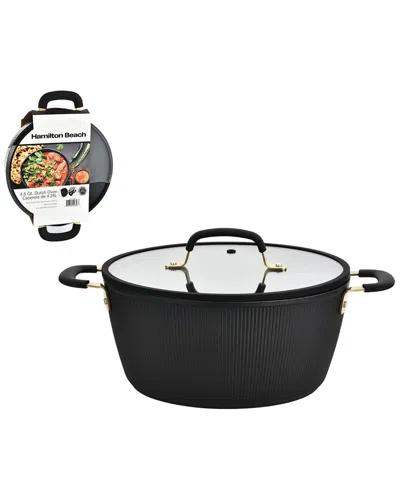 Hamilton Beach Alum Forged Dutch Oven Blalpine Cui In Black