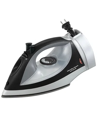 Hamilton Beach Auto-shutoff Cord Reel Iron In Black