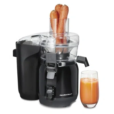 Hamilton Beach ® Big Mouth® Juice & Blend 2-in-1 Juicer And Blender In Black;clear