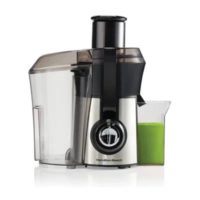 Hamilton Beach ® Big Mouth® Pro Juice Centrifugal Extractor With Extra-large 3 Feed Chute For Whole Fruits And Veg In Black