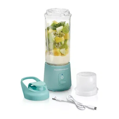 Hamilton Beach Blend Now Portable Cordless Blender In Green