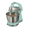 Hamilton Beach Classic Hand Stand Mixer With 4 Qt Stainless Steel Bowl In Blue