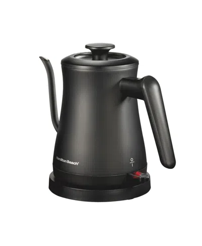 Hamilton Beach Compact Gooseneck Kettle In Black
