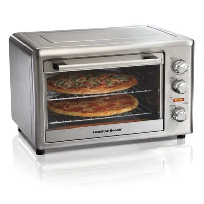 Hamilton Beach Convection Toaster Oven In Silver
