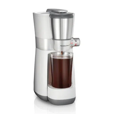 Hamilton Beach ® Convenient Craft Rapid Cold Brew And Hot Coffee Maker 16 Oz. Capacity In White