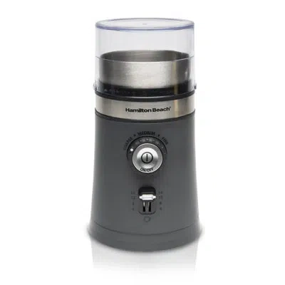 Hamilton Beach ® Custom Grind™ Electric Coffee Grinder With Removable Stainless Steel Chamber And Adjustable Grind  In Silver;gray