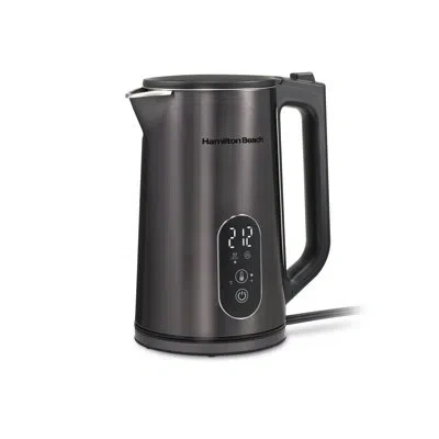 Hamilton Beach ® Digital Temperature-control Double-wall Kettle In Black