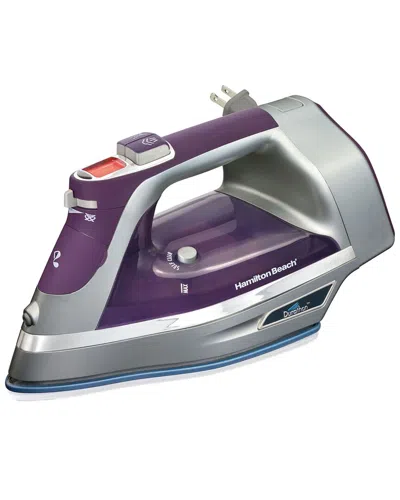 Hamilton Beach Durathon Digital Display Retractable Cord Iron In Purple