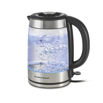 Hamilton Beach ® Easy-view Glass Kettle In Black