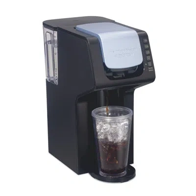 Hamilton Beach Flexbrew Single-serve Iced & Hot Coffee Maker In Black