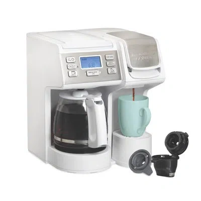 Hamilton Beach Flexbrew Trio Coffee Maker In White