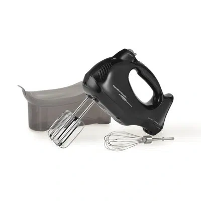 Hamilton Beach ® Hand Mixer With Snap-on Case 6 Speed In Black