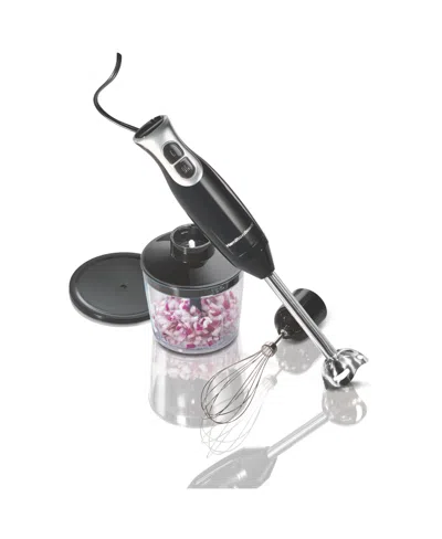 Hamilton Beach Immersion Blender With 3 Attachments In Black