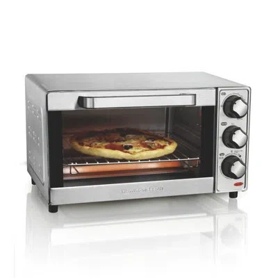 Hamilton Beach ® Large 4-slice Countertop Toaster Oven & Pizza Maker In Stainless Steel