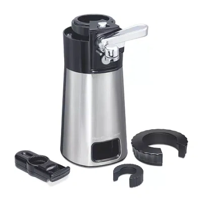 Hamilton Beach Openingstation Can Opener With Opening Tools In Silver