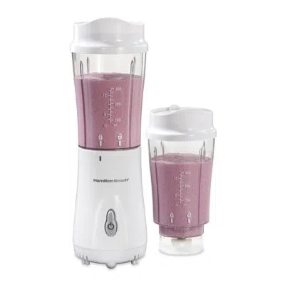 Hamilton Beach ® Personal Blender With 2 Jars And Travel Lids White