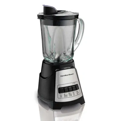 Hamilton Beach ® Power Elite Blender With 40 Oz. Glass Jar In Black;stainless Steel