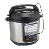 Hamilton Beach Precision 6 Qt Pressure Cooker With Temperature Probe In Silver