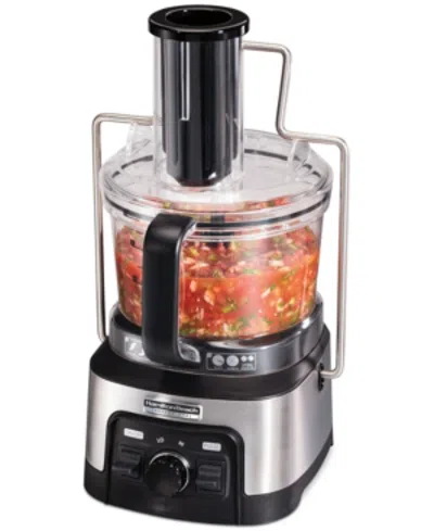 Hamilton Beach Professional Spiralizing Stack & Snap Food Processor In Black