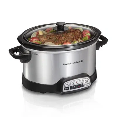 Hamilton Beach ® Programmable Slow Cooker In Black