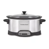Hamilton Beach Programmable Slow Cooker In Silver
