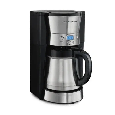 Hamilton Beach Programmable Thermal Coffee Maker In Black