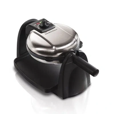 Hamilton Beach ® Removable Grid Belgian Waffle Maker In Stainless Steel;black