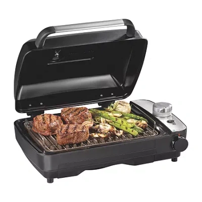 Hamilton Beach Searing Electric Grill In Black