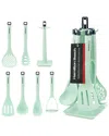 Hamilton Beach Set Of 7pc Nylon Utensil In Green