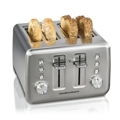 Hamilton Beach ® Sleek Stainless Steel 4 Slice Toaster