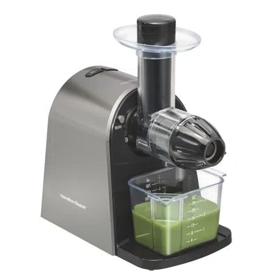 Hamilton Beach Slow Masticating Juicer In Gray