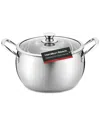 Hamilton Beach Ss Dutch Oven With Glass Lid 7qt In Silver