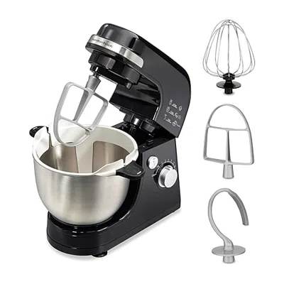 Hamilton Beach Stack & Scrape 4 Qt Stand Mixer In Black